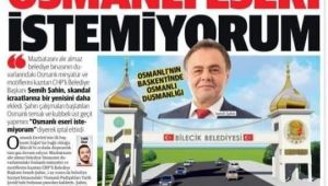 Bu ?ehirde Osmanl? eseri istemiyorum!