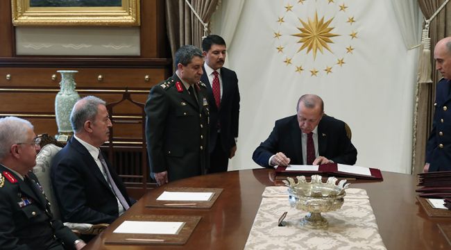 Cumhurba?kan? Erdo?an, Yksek Askeri ?ura kararlar?n? onaylad?