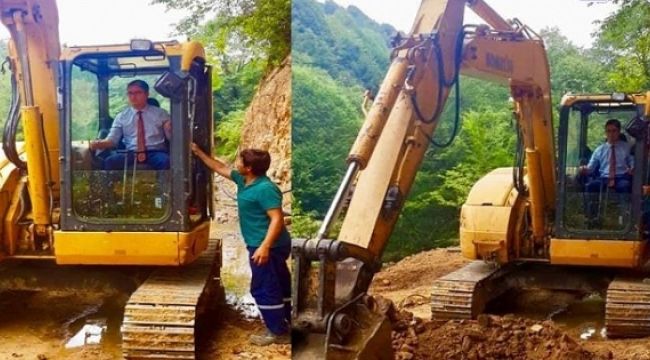 Kaymakam i? makinesiyle sözünü tuttu