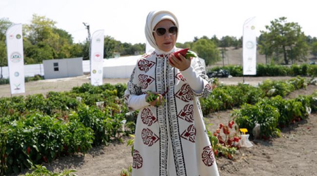 Emine Erdo?an, Ata Tohumu Projesi tan?t?m toplant?s?na kat?ld?