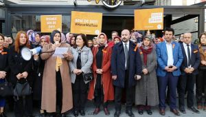 Artvin Adalet Ve Kalk?nma Partili kad?nlardan kad?na ?iddete kar?? �turuncu �izgi�