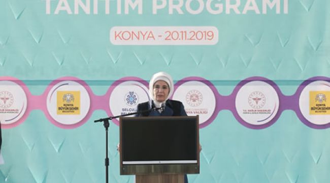 Emine Erdo?an, ?lk Ad?m Ebe Gebe Okulu Tan?t?m Program?'na kat?ld?