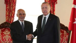 Cumhurba?kan? Erdo?an, Afganistan Cumhurba?kan? Gani ile bir araya geldi