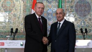 Cumhurba?kan? Erdo?an, Cezayir Cumhurba?kan? Tebbun ile ortak bas?n toplant?s? d�zenledi