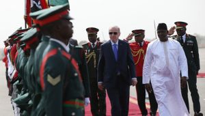 Cumhurba?kan? Erdo?an Gambiya'da