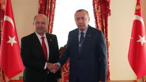 Cumhurba?kan? Erdo?an, KKTC Ba?bakan? Tatar ile g�r�?t�