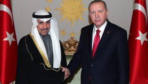 Cumhurba?kan? Erdo?an, Kuveyt Ulusal Meclis Ba?kan? El Ganim�i kabul etti