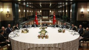 Yasama, y�r�tme ve yarg? organlar?n?n temsilcileri Cumhurba?kanl??? K�lliyesinde