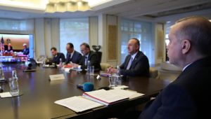 Cumhurba?kan? Erdo?an, video konferans yoluyla G-20 Liderler Ola?an�st� Zirvesi�ne kat?ld?