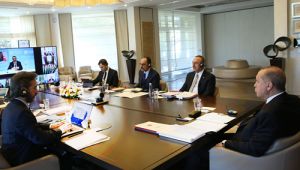 Cumhurba?kan? Erdo?an, T�rk Konseyi�nin �COVID-19�la M�cadele ve ?? Birli?i� konulu zirvesine kat?ld?