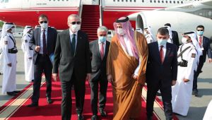 Cumhurba?kan? Erdo?an Katar'da