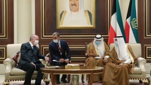 Cumhurba?kan? Erdo?an, Kuveyt Emiri ?eyh Nevvaf es-Sabah ile g�r�?t�