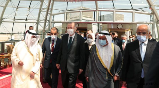 Cumhurba?kan? Erdo?an Kuveyt'te