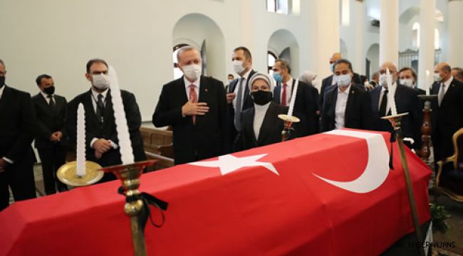 Cumhurba?kan? Erdo?an, Markar Esayan�?n cenaze t�renine kat?ld?