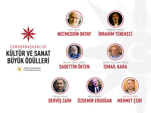 Cumhurba?kanl??? K�lt�r ve Sanat B�y�k �d�lleri�nin sahipleri belli oldu