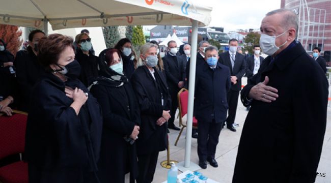 Cumhurba?kan? Erdo?an, Mesut Y?lmaz�?n cenaze t�renine kat?ld?