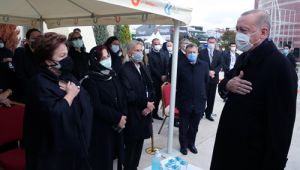 Cumhurba?kan? Erdo?an, Mesut Y?lmaz�?n cenaze t�renine kat?ld?