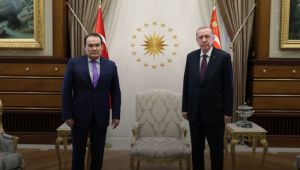 Cumhurba?kan? Erdo?an, Trk Konseyi Genel Sekreteri Amreyevi kabul etti