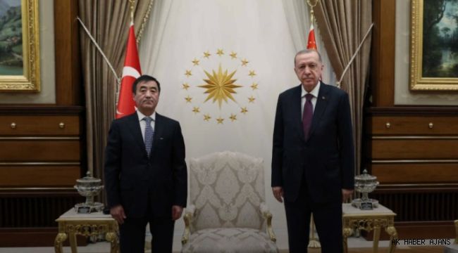 Litvanya, Katar, Mo?olistan ve Ukrayna Bykelileri, Cumhurba?kan? Erdo?ana gven mektubu sundu