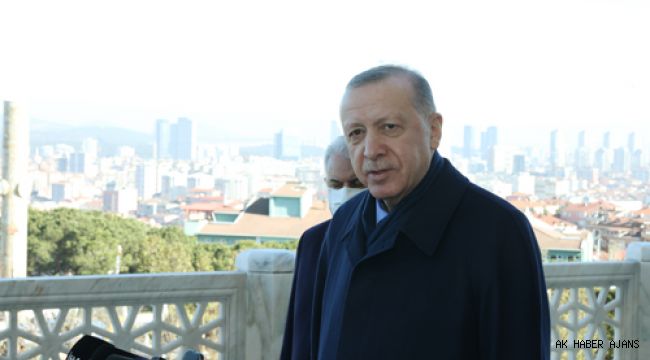 Cumhurba?kan? Erdo?an, Cuma namaz?n? Byk aml?ca Camiinde k?ld?