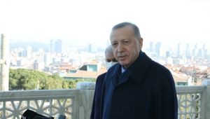 Cumhurba?kan? Erdo?an, Cuma namaz?n? Byk aml?ca Camiinde k?ld?