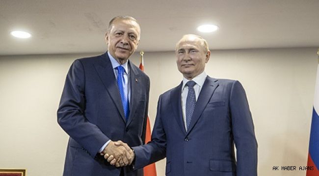 Cumhurba?kan? Erdo?an, Rusya Devlet Ba?kan? Putin ile bir araya geldi