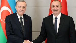 Cumhurba?kan? Erdo?an, Azerbaycan Cumhurba?kan? Aliyev ile bir araya geldi