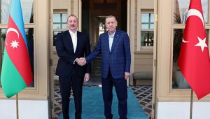 Cumhurba?kan? Erdo?an, Azerbaycan Cumhurba?kan? Aliyev ile bir araya geldi
