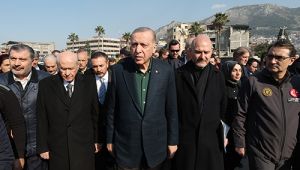 Cumhurba?kan? Erdo?an, Hatay'da depremlerden etkilenen blgeleri ziyaret etti