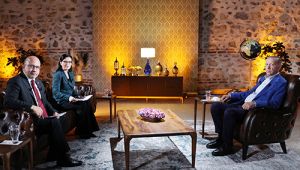 Cumhurbaşkanı Erdoğan, ATV-A Haber ortak yayınına katıldı